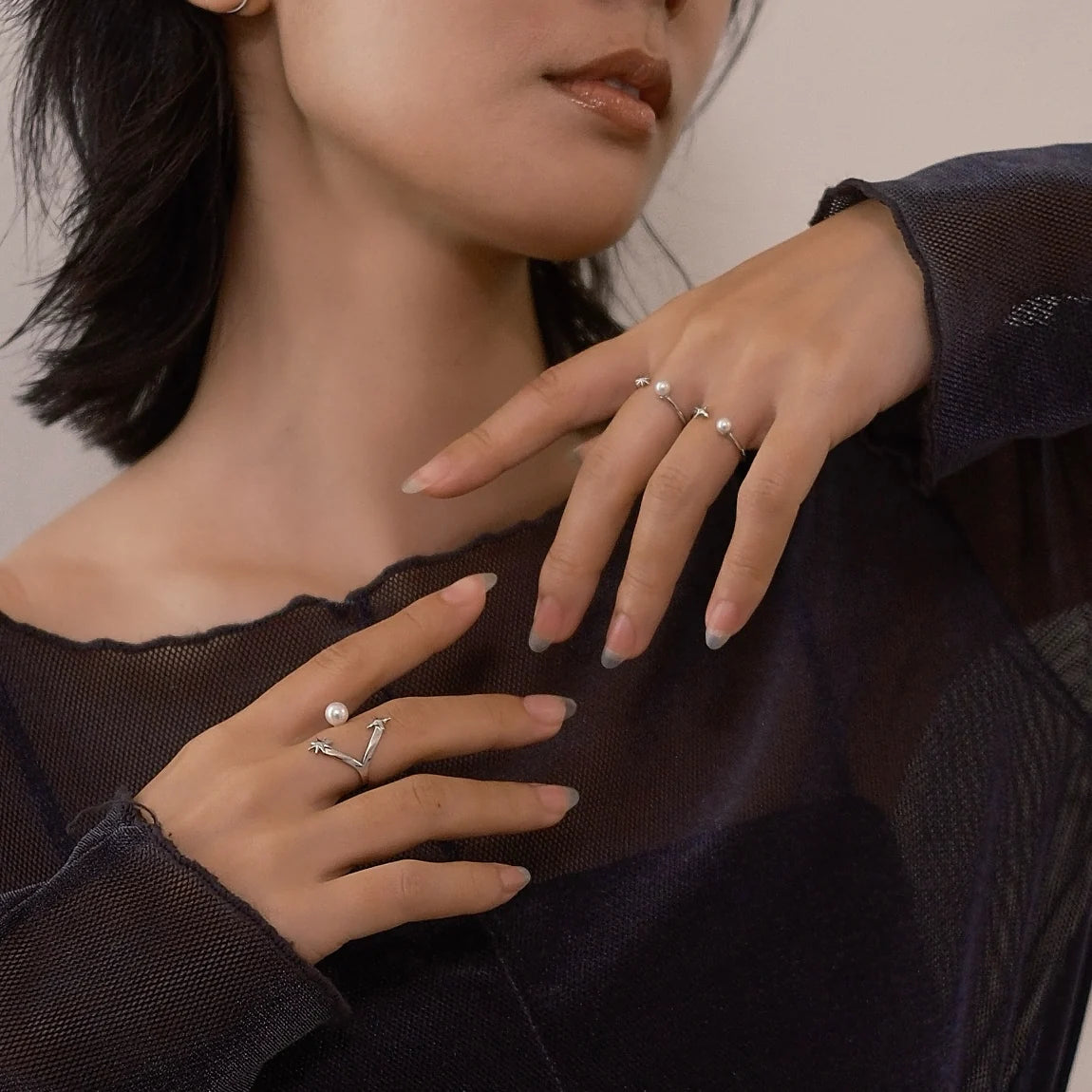Golden Starry Sparkle Ring