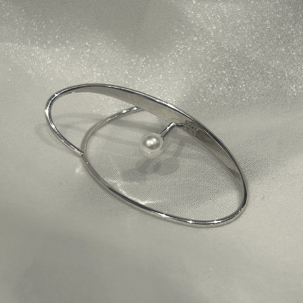 Silver Moonlight Sparkle Ear Cuff