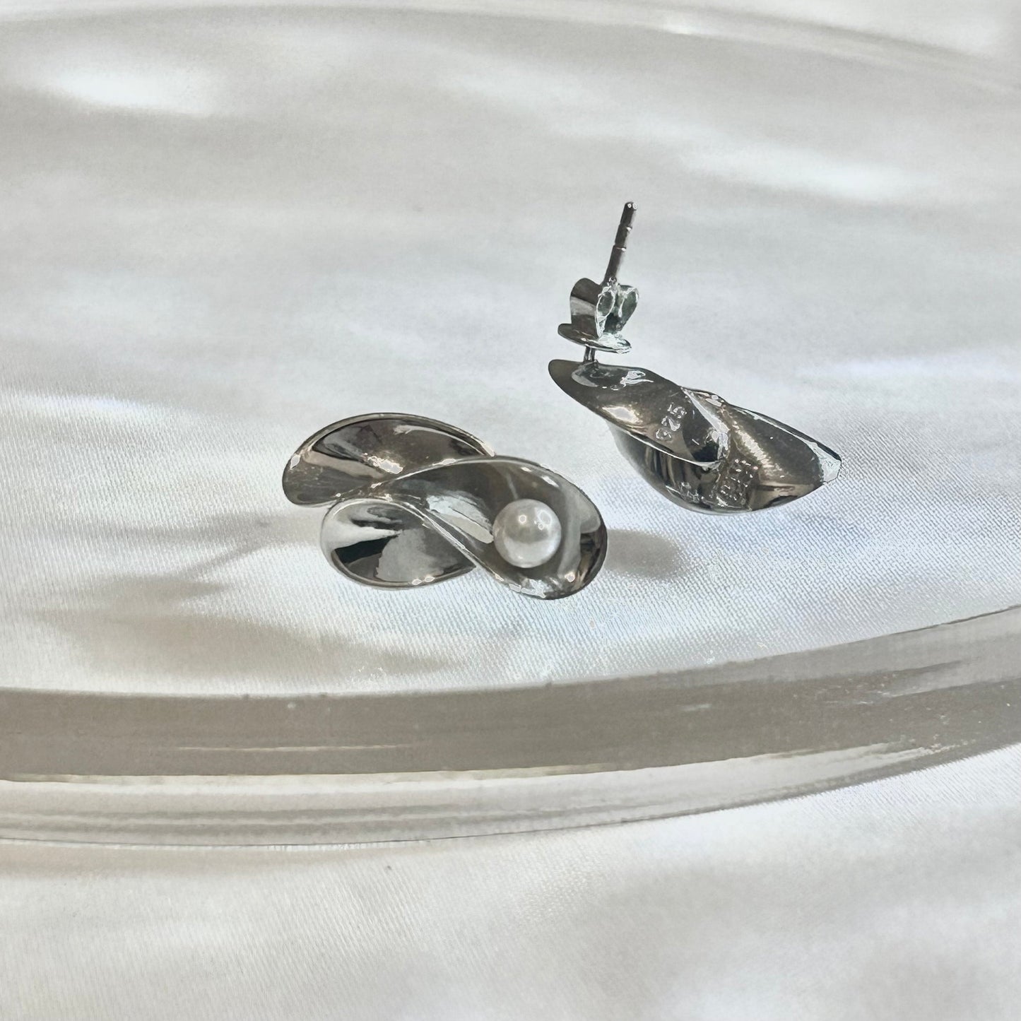 Silver Sparkle of Laputa Ear Studs (pair) Earring