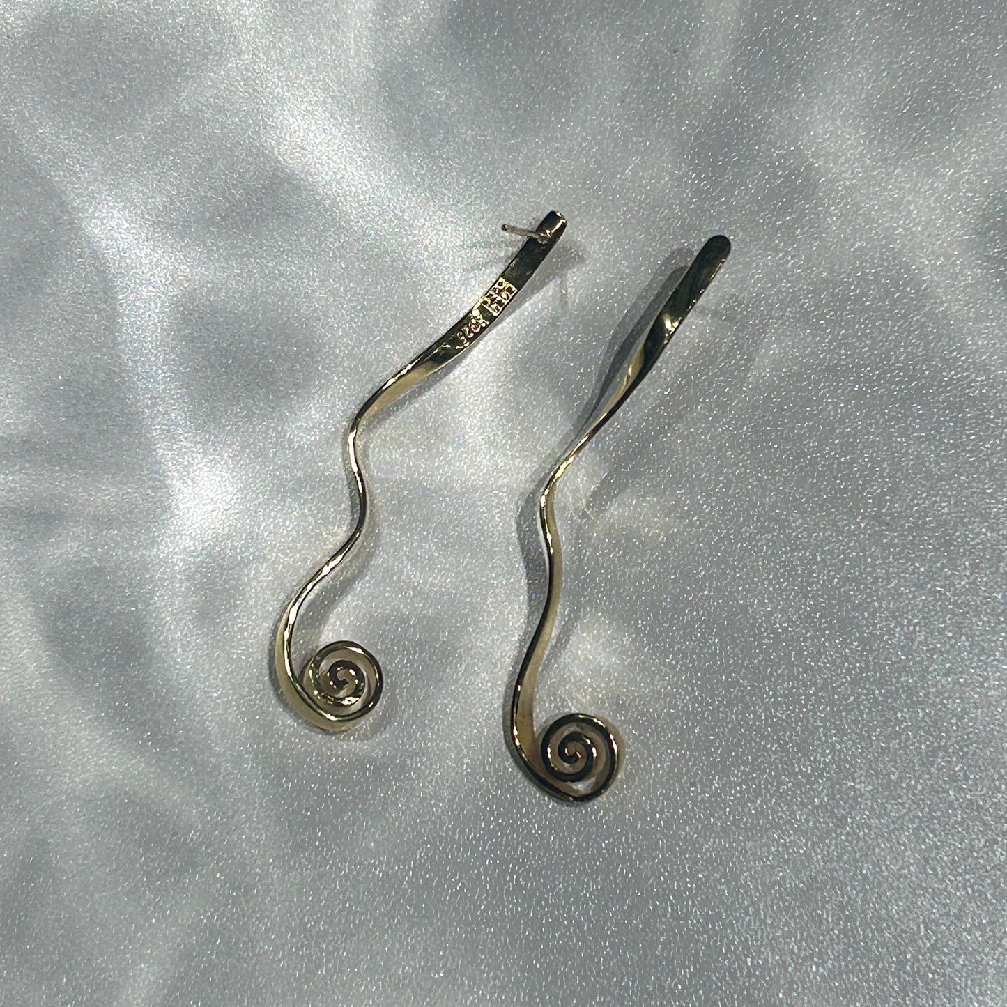 Golden The Mystery of the Forest (pair) Earring