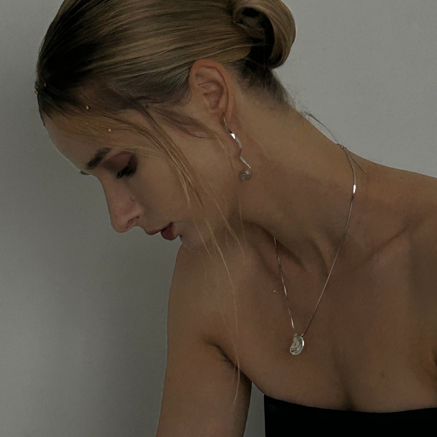 Silver The Mystery of the Forest (pair) Earring