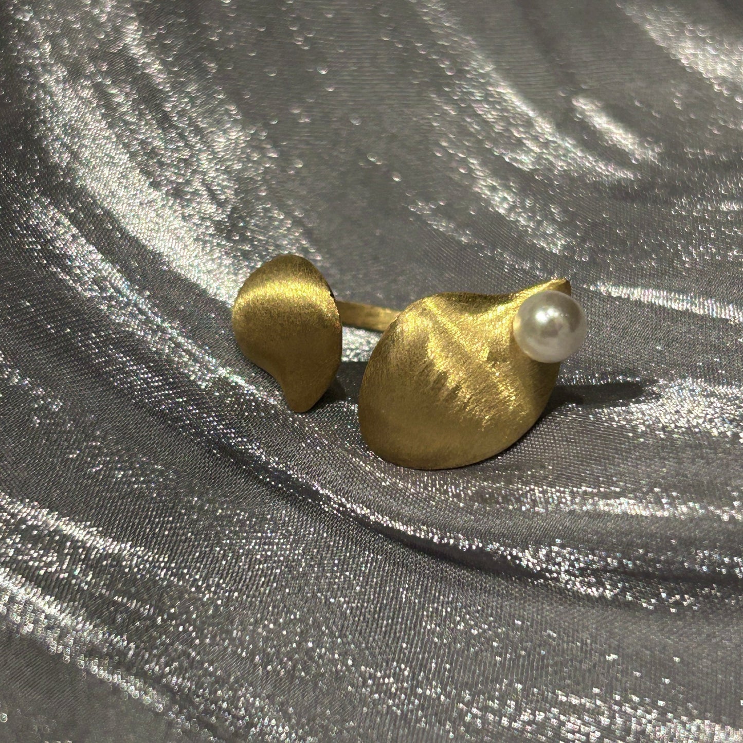 Golden The Hazy Forest Ring