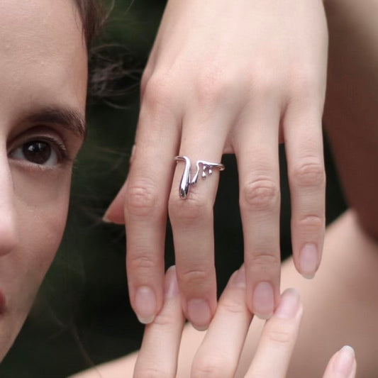 Silver Stalactite Ring