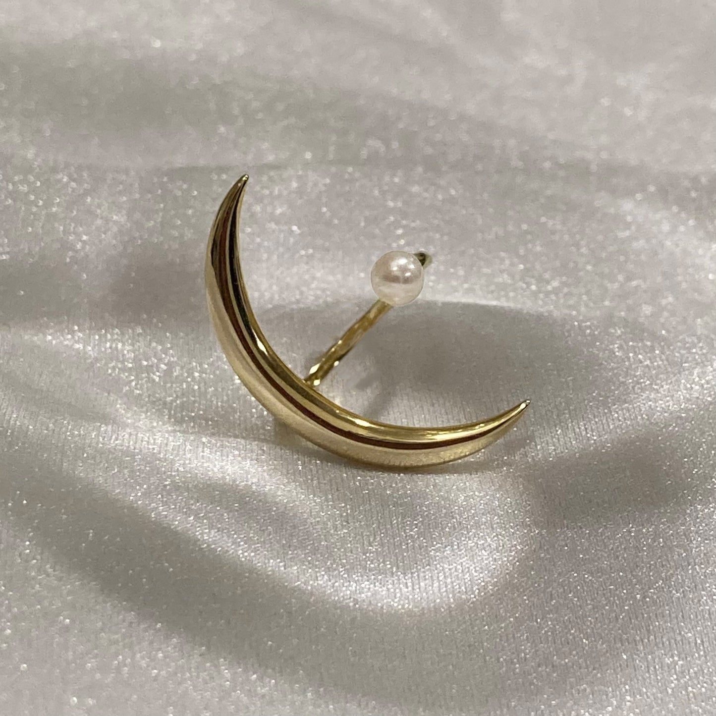 Golden Moonlight sparkle Ring