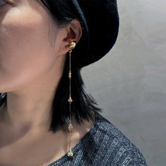 Golden Sparkle Chain for Earcuff