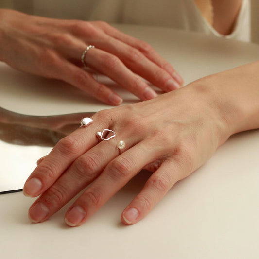 Silver Dew Ring