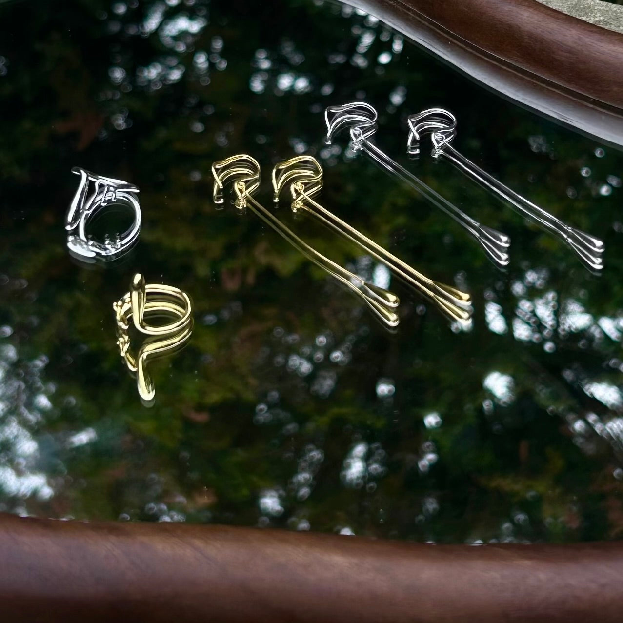 Golden Stalactite Ring