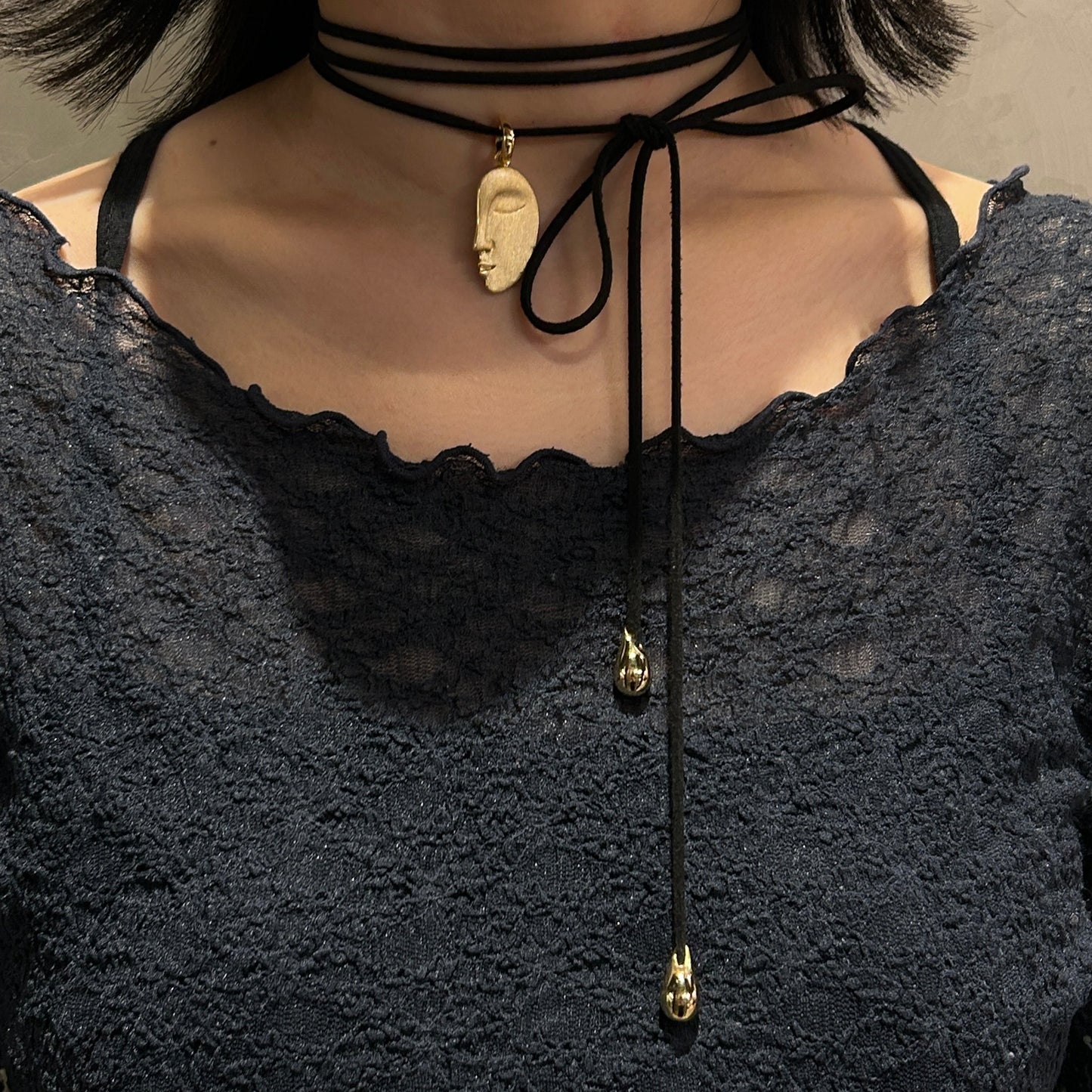Golden The Inner Child Pendant for Necklace