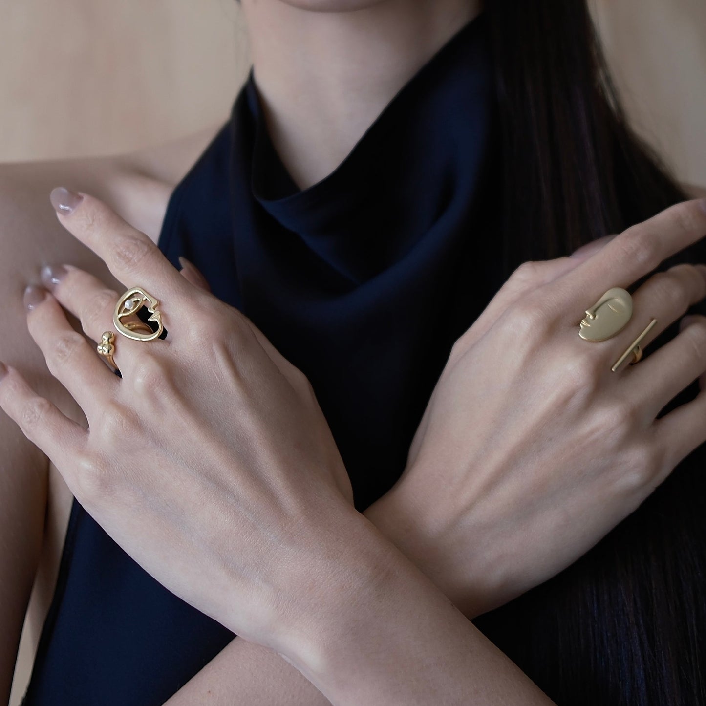 Golden The Inner Child Ring