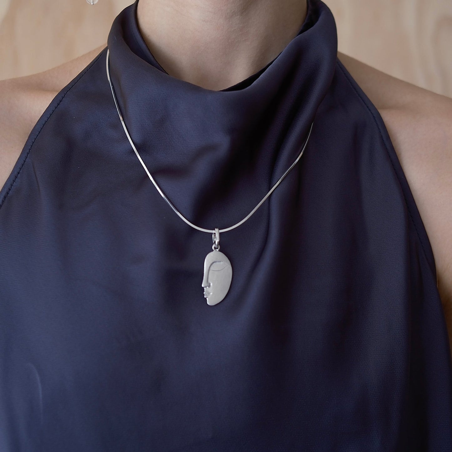 Silver The Inner Child Pendant for Necklace