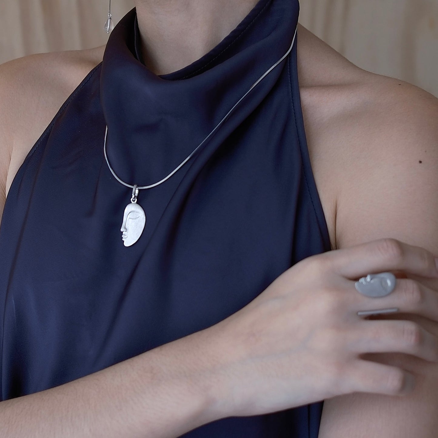 Silver The Inner Child Pendant for Necklace